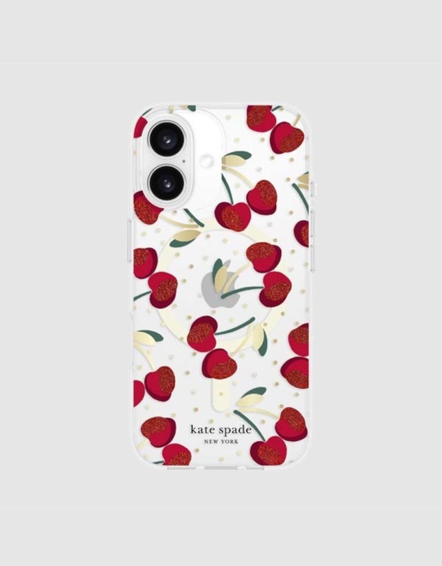 Kate Spade - Kate Spade Cherry Dot MagSafe Case for iPhone 16