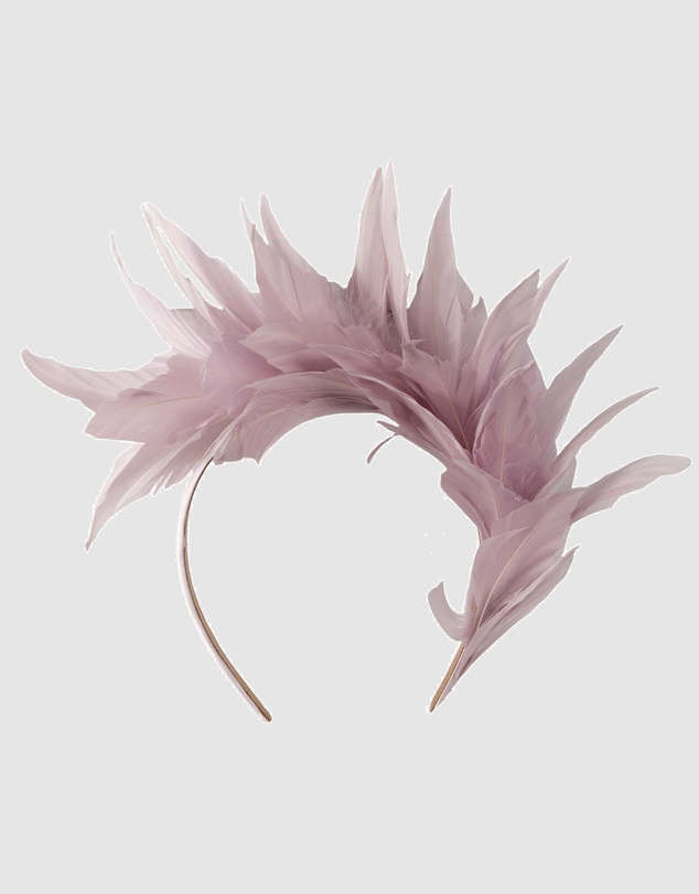 Max Alexander - Modern Light Lilac Racing Fascinator