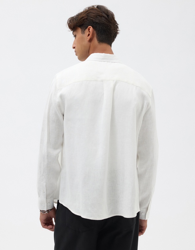 AERE - Euro Resort Linen LS Shirt