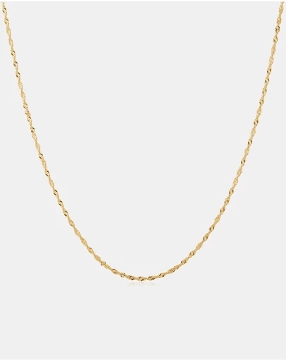Ania Haie - Ania Haie Gold Twisted Chain Necklace