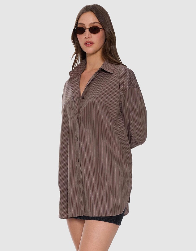 Thrills - Brentwood Stripe Oversized Shirt