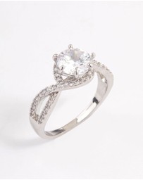 Lovisa - Silver Round Infinity Halo Ring
