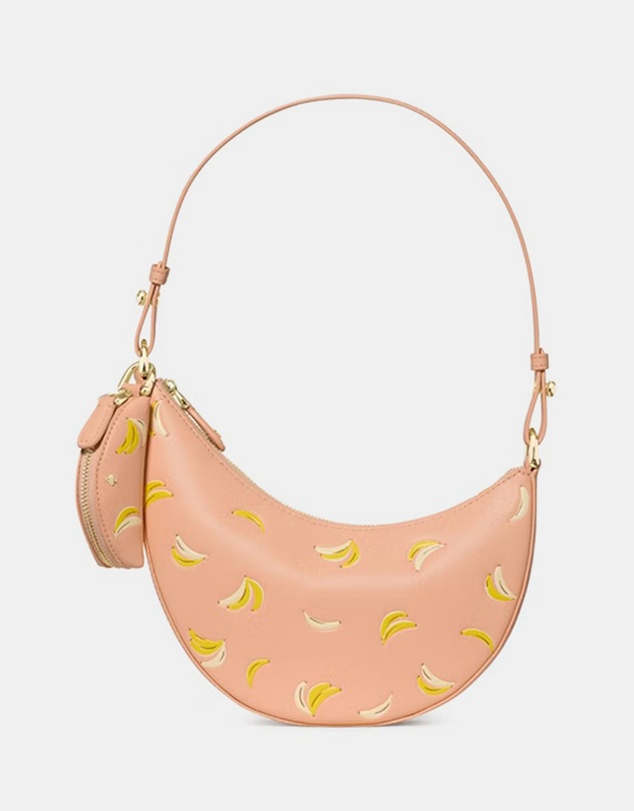 Kate Spade - Duo Banana Printed Leather Mini Shoulder Bag