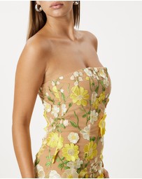 Honey and Beau - Enchanted Garden Strapless Dress