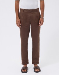 AERE - Linen Pleated Pants