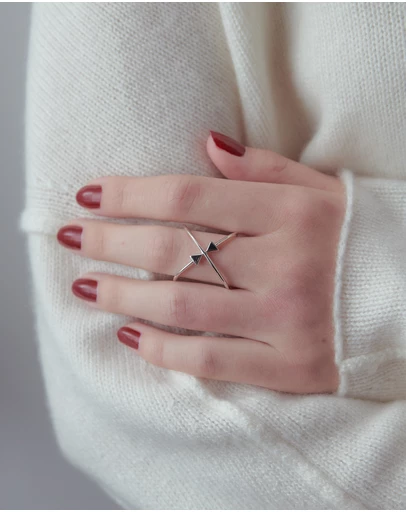 Karen Walker - Atomic Arrows Ring