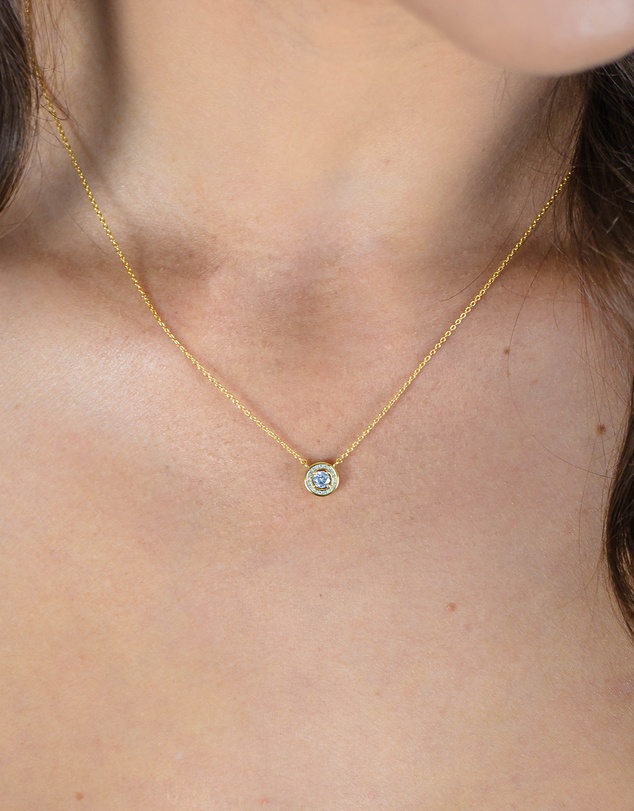 Georgini - Milestone Cubic Zirconia Halo Pendant