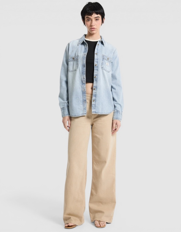 GUESS - GUESS JEANS Regular Long Sleeve Denim Shirt