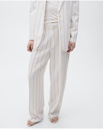 M.N.G - Moscova Striped Suit Trousers