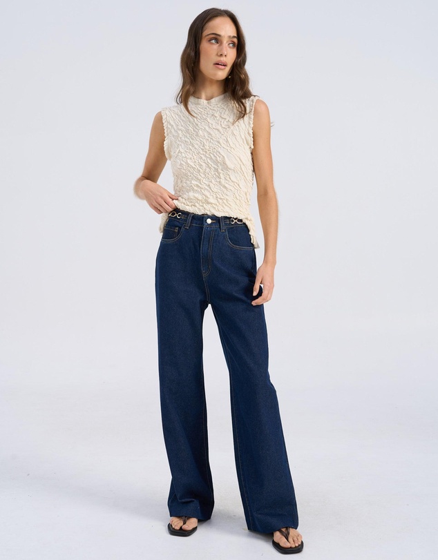 Vero Moda - Kathy Wide Leg Denim Jeans