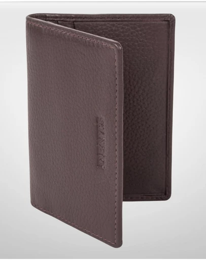 DENTS - RFID Pebble Grain Leather Credit Card Holder Minimalist