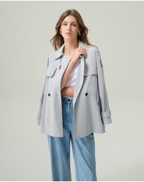 IDA+S - Samantha Short Trench Coat