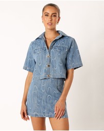 Petal & Pup - Tammy Two Piece Set - Blue Denim