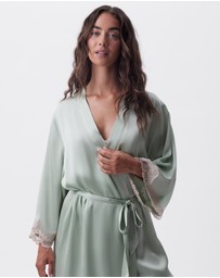 Bras N Things - Bethany Short Wrap - Light Green