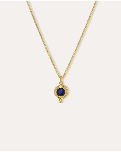 Ottoman Hands - September Birthstone Pendant Necklace