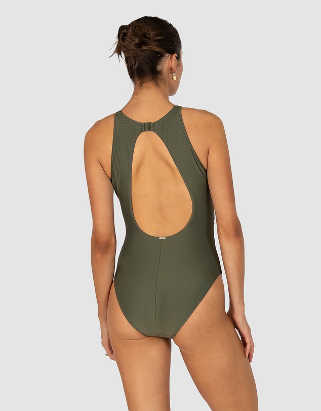 Baku Swimwear - Rococco High Neck One Piece Swimsuit