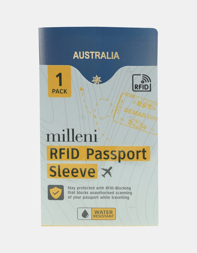 Milleni - Milleni Travel RFID Passport Sleeve (1PK)