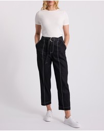 David Lawrence - Danna Linen Blend Pants