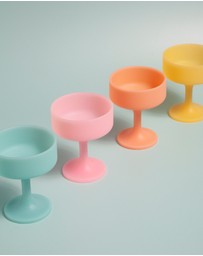 porter green - mecc | silicone unbreakable cocktail glasses