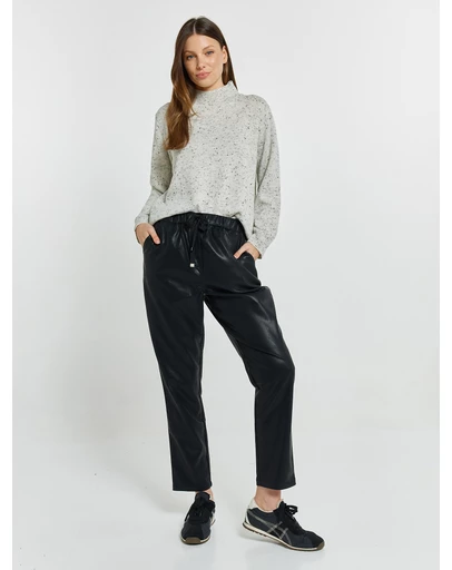 Betty Basics - Poppy PU Jogger