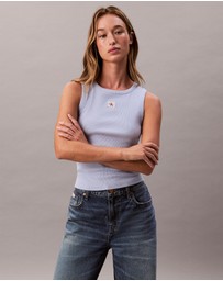 Calvin Klein Jeans - Cotton Stretch Ribbed Tank Top
