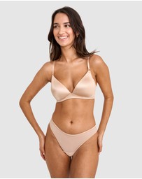 Bras N Things - Sexy Basics High Leg G String - Nude 2