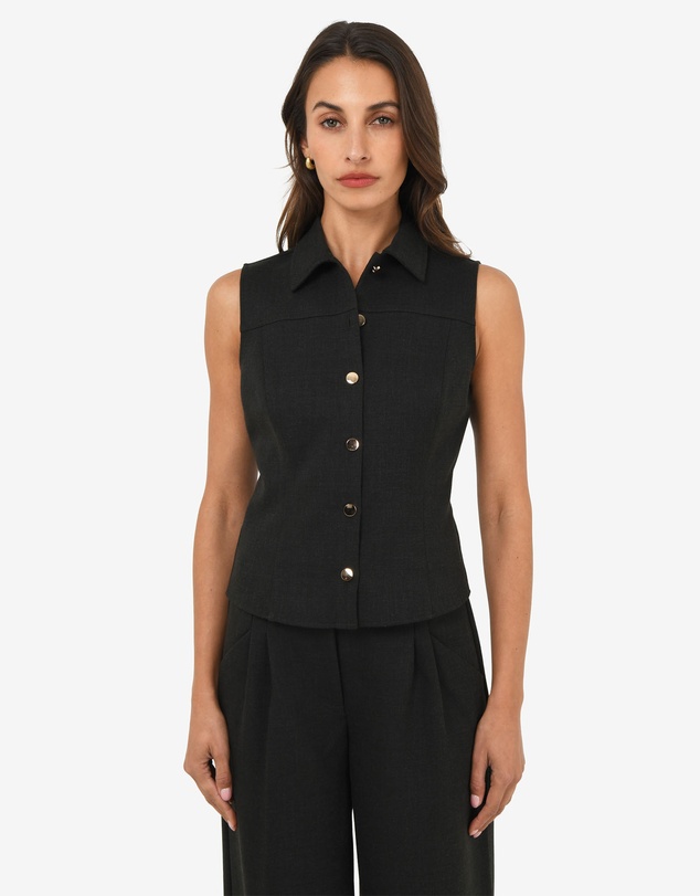 Forcast - Dolly Collared Vest