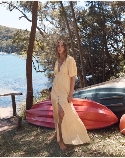 MINKPINK - Leon Tiered Maxi Dress