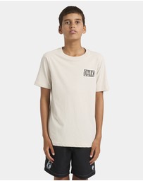 Quiksilver - Boys 8 to 16 Static Box T-Shirt