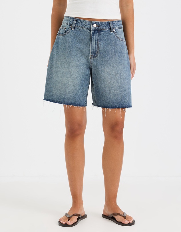 Calli - Blake Wide Leg Denim Jorts