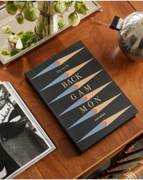 Printworks - Printworks Classic Art of Backgammon-Anthracite Grey