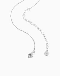 Emporio Armani - Silver Tone Pendant Necklace