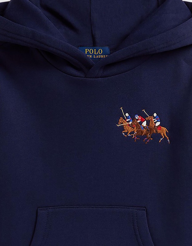 Polo Ralph Lauren - Triple-Pony Fleece Hoodie - Babies-Kids