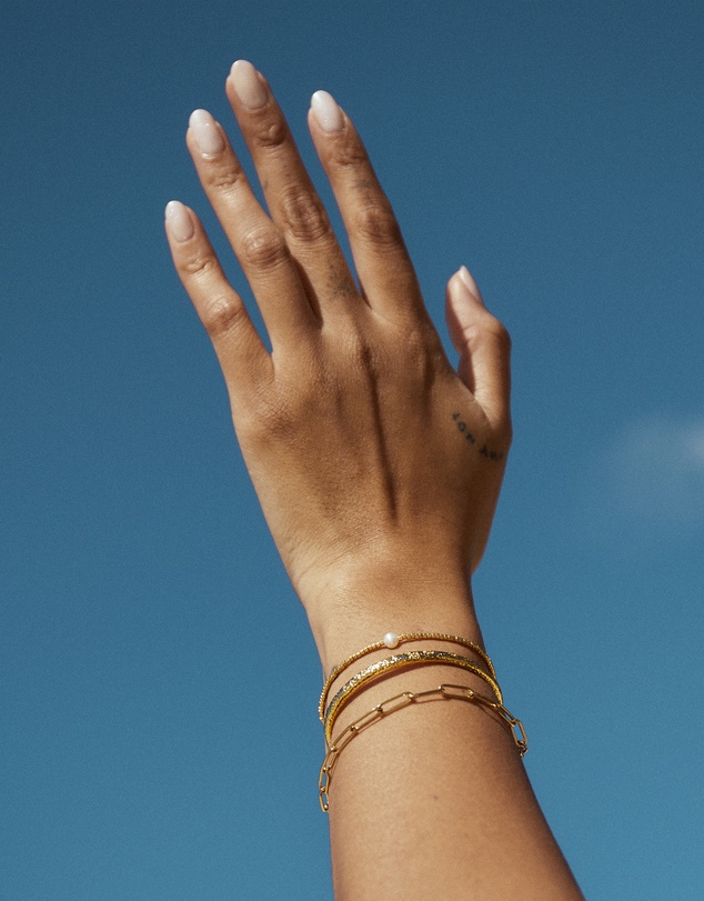 Arms Of Eve - River Gold and Pearl Bracelet