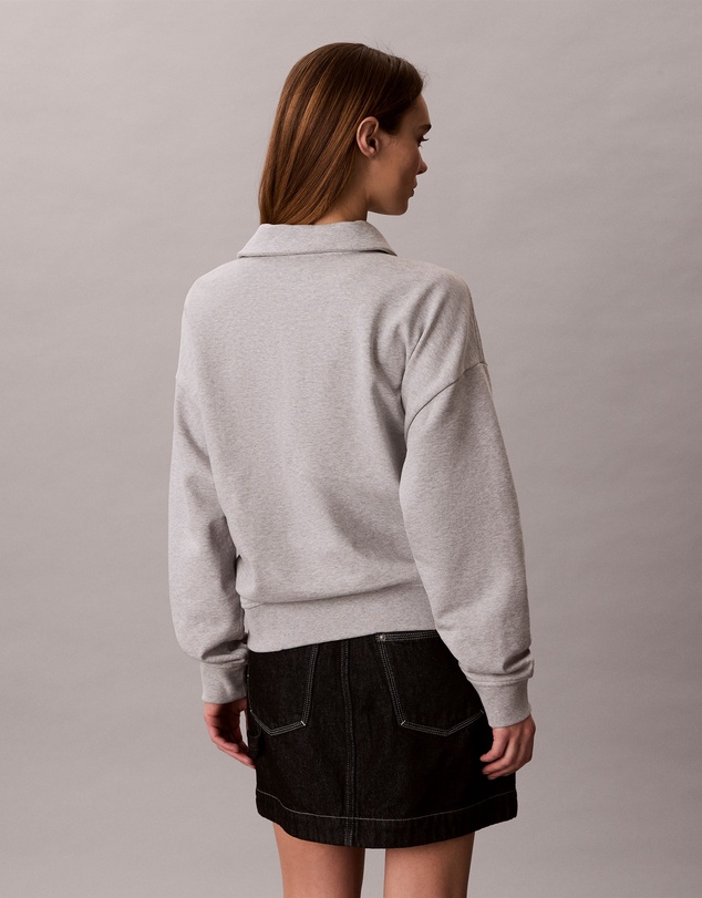Calvin Klein Jeans - French Terry Relaxed Quarter Zip Sweatshirt