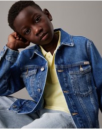 Calvin Klein Jeans - Boys Slim Denim Trucker Jacket
