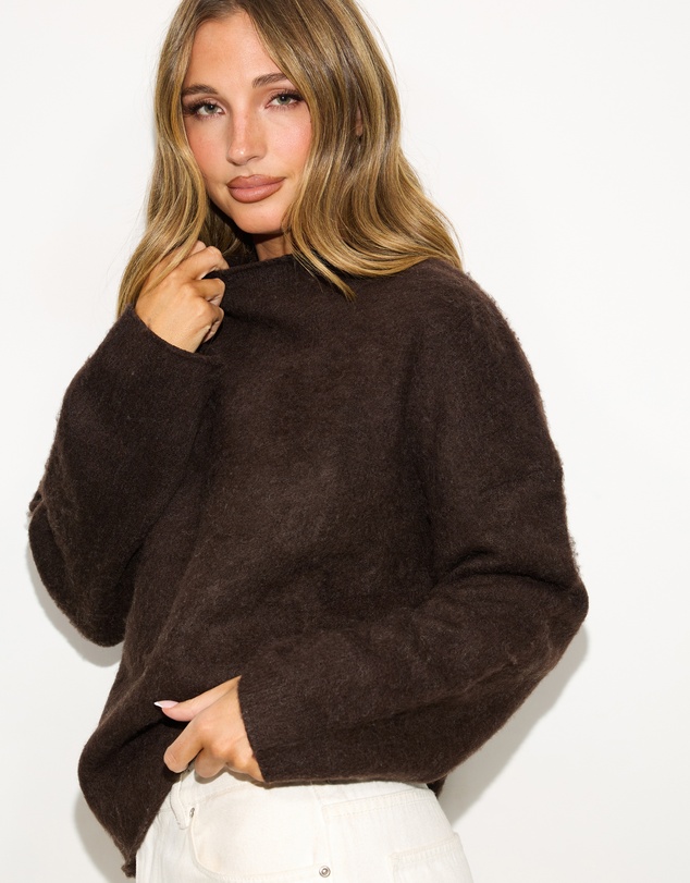 Dazie - Talia Fluffy Knit Jumper