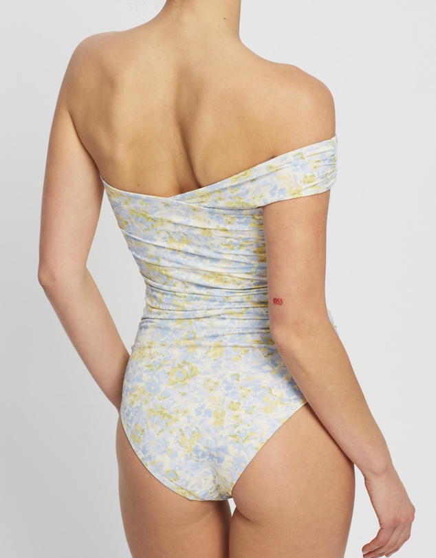 Peony - Ruched One Shoulder One Piece