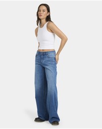Volcom - Womens Stoned BF Low Rise Denim Jeans