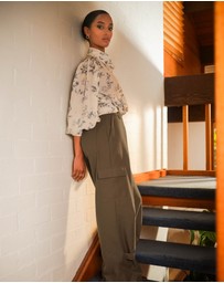 Forcast - Abigail Cargo Relaxed Pants