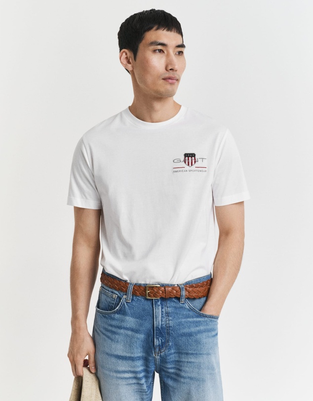 Gant - Embroidered Archive Shield T-Shirt