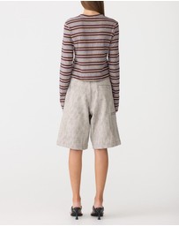 Bassike - Vintage Stripe Baby Long Sleeve T-Shirt