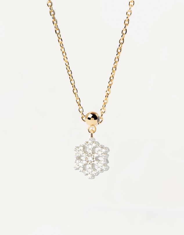 PDPAOLA - Charm Necklace Snowflake Charm