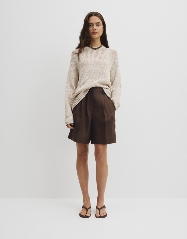 Country Road - Organically Grown Cotton Tape Yarn Sweater