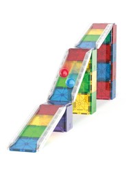 Magna-Tiles - MAGNA-TILES - Rail Racers Deluxe - 90 Piece