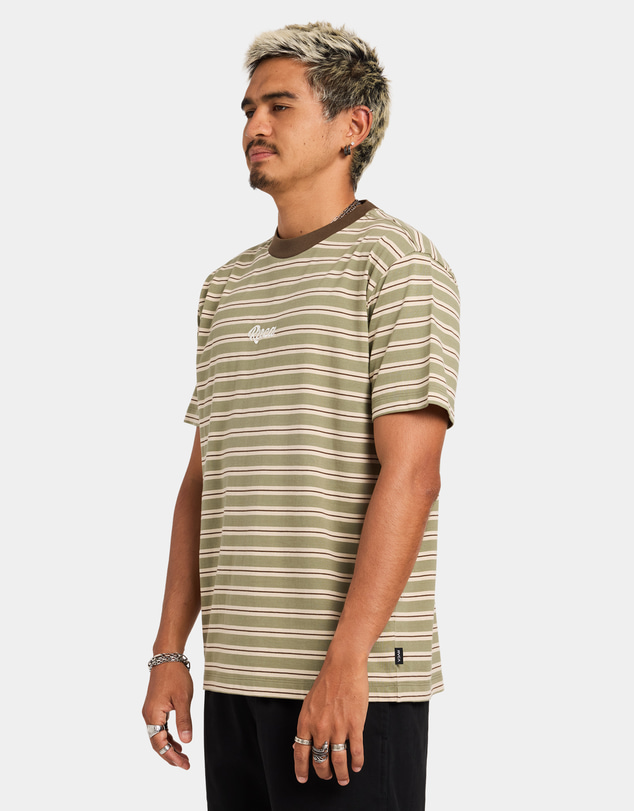 RVCA - Mens Exotica Stripe T-Shirt