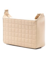 Pre-Loved by Azura Reborn - Pre-Loved Medium Lambskin Chocolate Bar Shoulder Bag