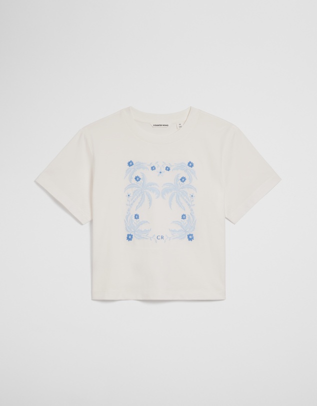 Country Road - Teen Short Sleeve Oversized Print T-shirt