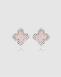 Georgini - Sydney Soirée Fairwater Mother of Pearl Stud Earrings Silver