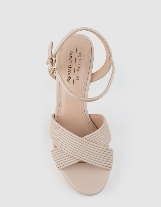 Edward Meller - SORROW110 Tubed Crossover Platform Sandal